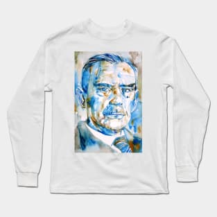 THOMAS MANN - watercolor portrait Long Sleeve T-Shirt